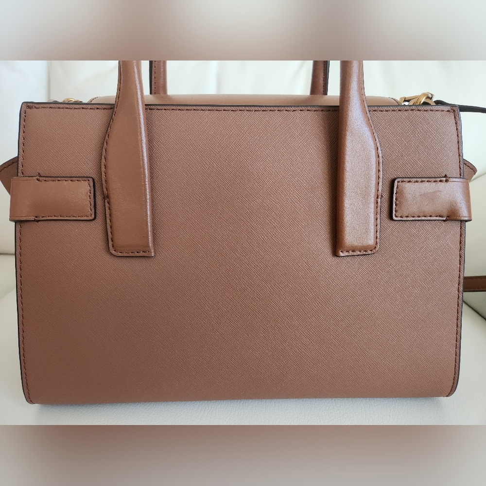 Mk Carmen Small Patchwork Embossed Leather Satchel - image 4